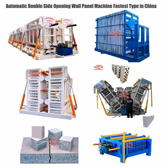 Wall Panel Machine Wall Block Production Line Wall Sheet EPS Light Weight Brick Production Line Plastic EPS Sandwich Panels Making Machine